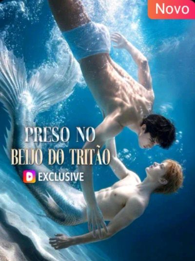 Capa da miniss&eacute;rie Preso no Beijo do Tritão - Lgbt Bl