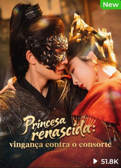 Capa da miniss&eacute;rie Princesa Renascida: Vingança Contra o Consorte🌟