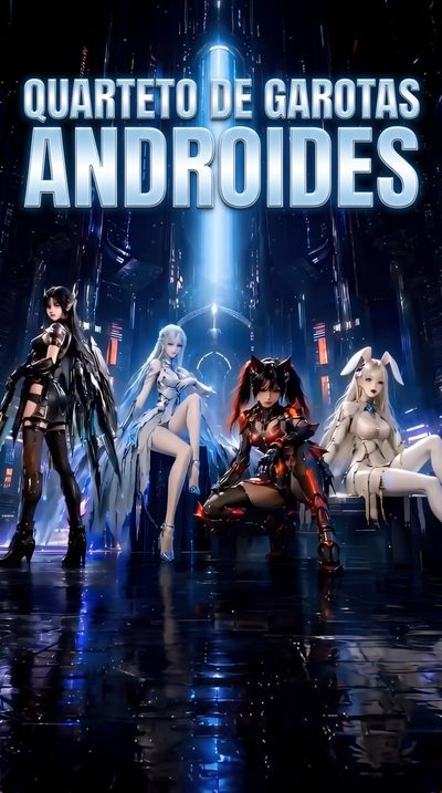 Capa da miniss&eacute;rie Quarteto de Garotas Androides