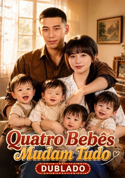 Capa da miniss&eacute;rie Quatro Bebês Mudam Tudo