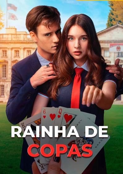 Capa da miniss&eacute;rie Rainha de Copas Queen of Hearts