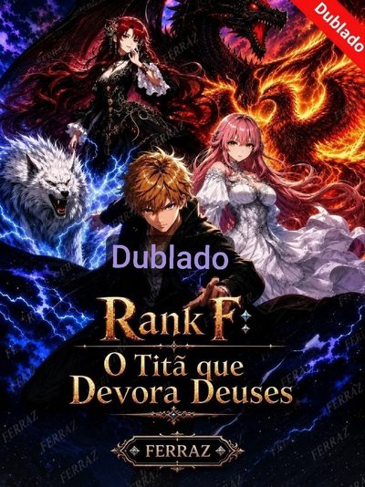 Capa da miniss&eacute;rie Rank F o Titã que Devora Deuses