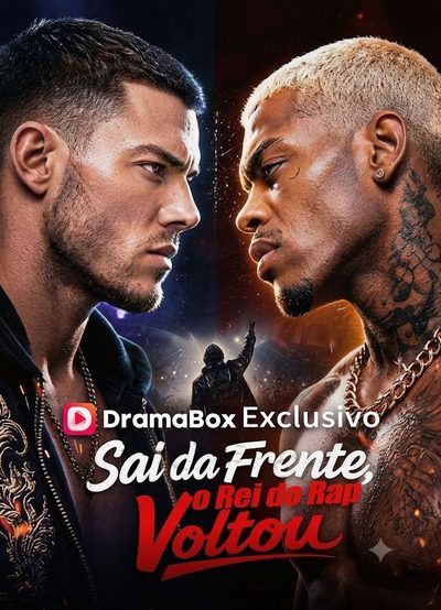 Capa da miniss&eacute;rie Sai da Frente o Rei do Rap Voltou -
