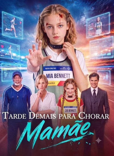 Capa da miniss&eacute;rie Tarde Demais para Chorar Mamãe -