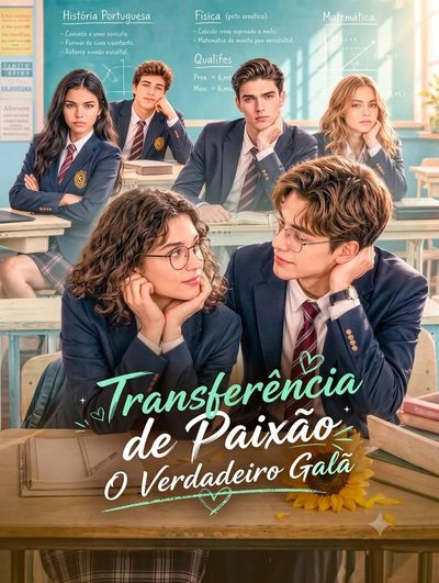 Capa da miniss&eacute;rie Transferência de Paixão, o Verdadeiro Galã