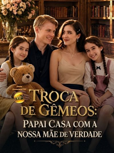 Capa da miniss&eacute;rie Troca de Gêmeos: Papai Casa com a Nossa Mãe de Verdade Twin Swap: Daddy Marry Our Real Mommy Legenda Exclusiva