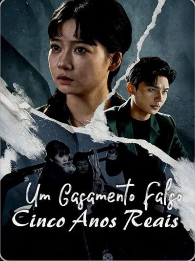 Capa da miniss&eacute;rie Um Casamento Falso Cinco Anos Reais