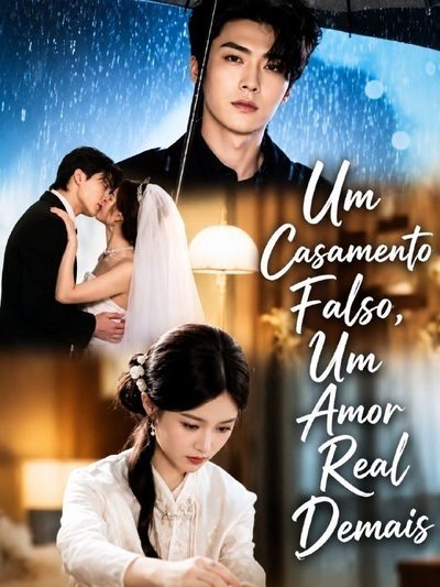 Capa da miniss&eacute;rie Um Casamento Falso, Um Amor Real Demais