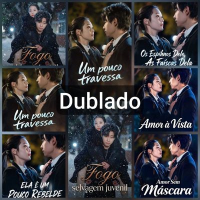 Capa da miniss&eacute;rie Um Pouco Travessa Ela É Um Pouco Rebelde os Espinhos Dele, as Faíscas Dela Amor à Vista Amor sem Máscara Love Unmasked