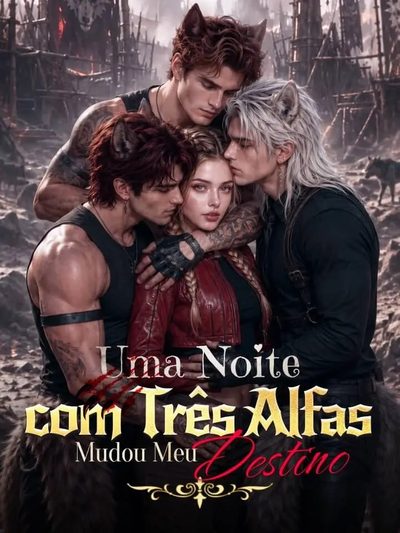 Capa da miniss&eacute;rie Uma Noite com Tres Alfas Mudou Meu Destino