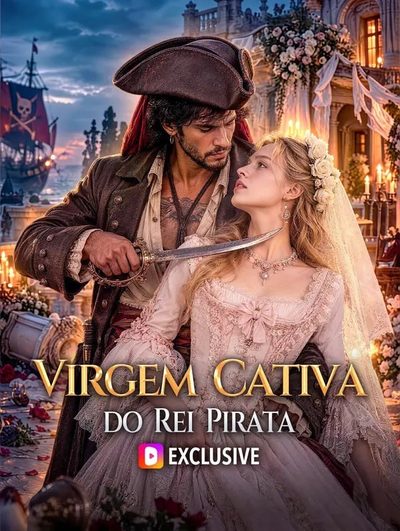 Capa da miniss&eacute;rie Virgem Cativa do Rei Pirata