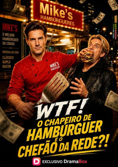 Capa da miniss&eacute;rie Wtf! o Chapeiro de Hamburguer É o Chefão da Rede ?